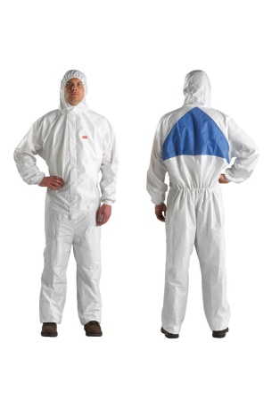 3M 4540 Beyaz Tulum Mavi Sırt Üçgenli (XL)