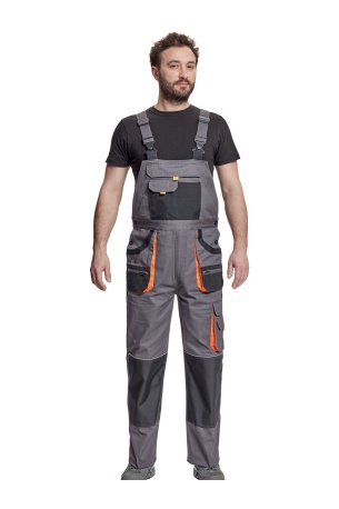 Cerva Carl Be Bahçıvan Tulum Gri-Siyah