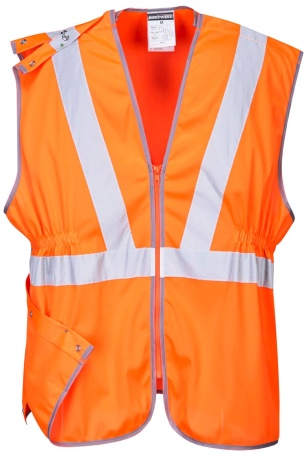 Portwest RT20 - Hi-Vis Fermuarlı Uzun Yelek