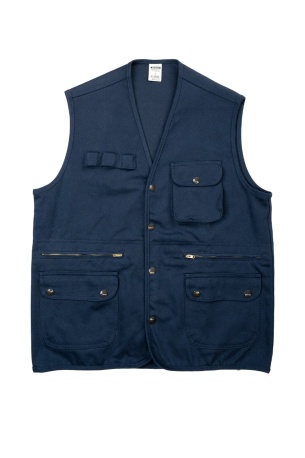 Çok Cepli Kalın Gabardin Yelek